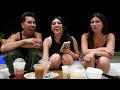 TRYING INFLUENCERS STARBUCKS DRINKS! With the CASTRO SISTERS