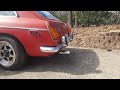 72 MGB GT exhaust