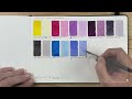 Valentine's Day Swatch: Daniel Smith's Colors of Inspiration Watercolor Set!