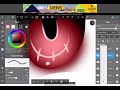 How to draw an eye (my style )#medibang #animeeyetutorial
