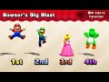 Mario Party The Top 100 Minigames - Yoshi Vs Luigi Vs Mario Vs Peach (Master Difficulty)