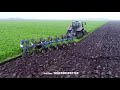 Ploughing Cover Crop | Fendt 724 vario on Tracks | Lemken Diamant 11 7 furrow plow |  de Zeeuw