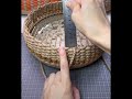 HOW TO HANDMADE BASKET WITH PLATE AND ROPE #craft #handmade #weaving