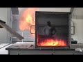 Rollover, Flashover and Backdraft in fire simulator. (Brandverloop)