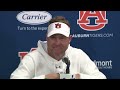 Auburn coach Hugh Freeze speaks after loss to New Mexico State