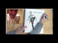 DRAWING on the FRIST PAGE of my NEW SKETCHBOOKS! | Sketch with me | ( welcome to my sketchbook )