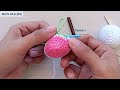 Mini watermelon doll crochet (1/2) | Crochet mini doll | Amigurumi fruit