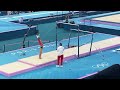 Qiu Qiyuan Bar Routine on Sunday at the Paris Olympics, Uneven Bars, Gymnastics July 28, 2024