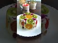 Fruit Jelly Cake | Healthy Colorful Fruit Jelly Recipe #easy #viralvideo #health #fruits #jelly
