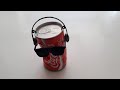 Lata Coca Cola baila con los ruidos