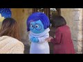 ②Inside Out Sadness and Joy funny and cute moments  Disneyland Tokyo ヨロコビ＆カナシミまとめグリーティング・インサイドヘッド