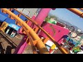 Santa Monica West Coaster Front Seat on ride POV Pacific Park