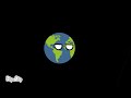 Random animation: Earth gets hit by an asteroid