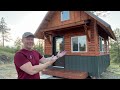 I Just Finished Building This Off Grid Cabin…Solo!