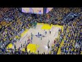 Live fan view of Jordan Poole’s amazing half court shot vs Celtics #shorts #nba #warriors