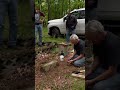 Setting and repairing a tombstone