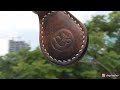 Making a Leather Key Chain Out of Italian Shell Cordovan | ROCADO Leather