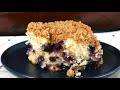 Sour Cream Blueberry Coffee Cake