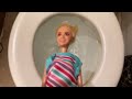Barbie gets a swirly (ft. Precious)