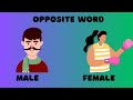 Opposite words| Opposite words in English| Educational video for Preschool| Opposite words for kids