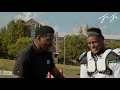 Training Camp Interview with Michael Irvin! | Behind the Scenes