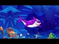 Baby Shark Song - Five Little Baby Sharks Swimming Out To Feed - Kids Songs and Nursery Rhymes