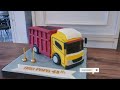 truck shape cake tutorial