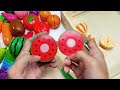 Oddly Satisfying Video | How to Cutting Pineapple, Pear | Wooden & Plastic Fruit Vegetables ASMR
