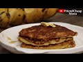 No Flour  Banana Pancakes - 4 Ingredients Recipe