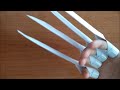 How to Make Wolverine Claw from Paper? / X-MEN (Wolverine claws)