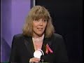 Diana Rigg wins 1994 Tony Award for Best Actress in a Play