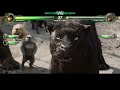 Mowgli vs King Louie with Healthbars