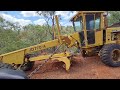 Overturned Grader Recovery with a D9 Dozer