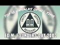 The #1 AA Talk of All Time - Ed M - Founder's Day 2003
