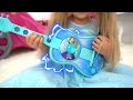 Diana Plays with Disney Frozen Toy Guitar and other Frozen toys
