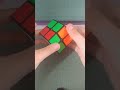 how to solve a 2x2 Rubik's cube #rubickscube