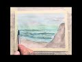 Painting ocean water