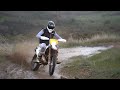 The secret to riding slippery terrain Husqvarna TE300