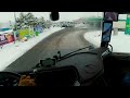 POV Winter adventures in Europe by truck DAF XG Nikotimer