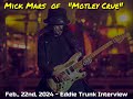 Mick Mars  - New Album, Touring, Guitar Sound... (02/022/24)