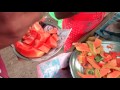 Form Fresh Papaya in My Village | My Friend Eating Papaya Fruit | VILLAGE FOOD