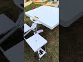 Folding Picnic table & Stools #camping