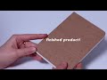 perfect binding | step-by-step (no stitching & book press needed!)