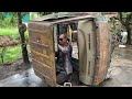Genius Restores Old Dump Truck Cabin // Master Mechanic Cabin Restorer
