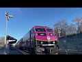 Railfanning In Westborough | Friendly Engineers, Hornshows, MBTA, & Amtrak Trains | 12/22/2023