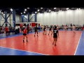 Ma-Kayla Johnson Cobras 17's vs Impact 172 set 1 day 1 of play