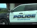 Florida Surfside Police SUV with flashing lights