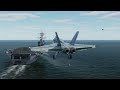 DCS | Supercarrier CASE 1 Recovery | F/A-18C