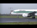 Decollo A319 Alitalia - Aeroporto di Firenze (HD)