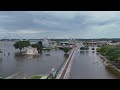 Flooding Downtown Davenport - 2024